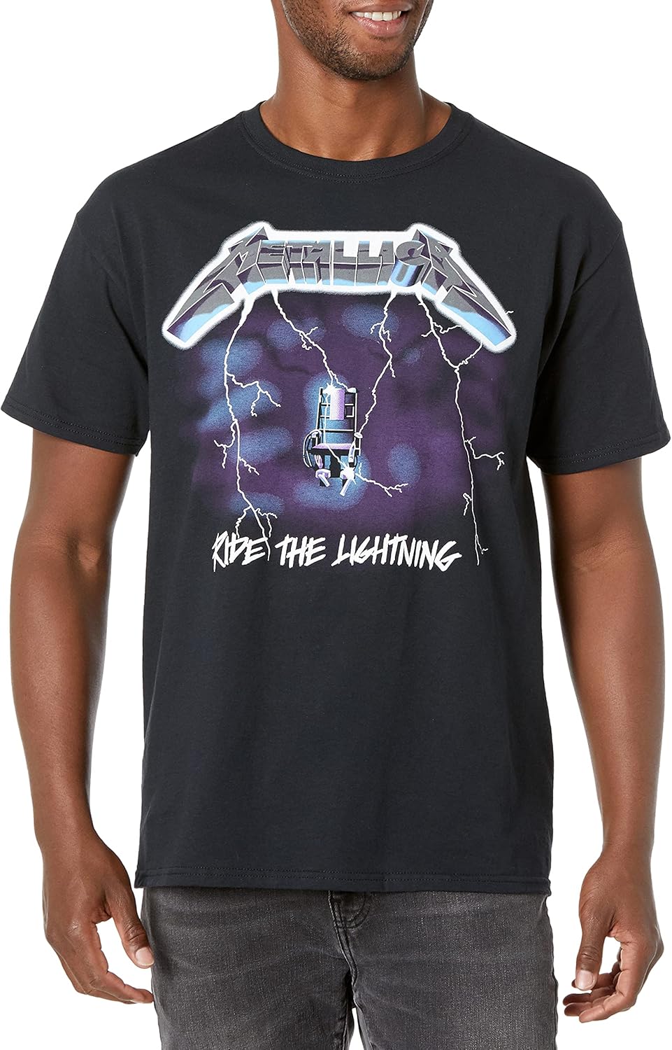 Unisex-Adult Metallica Ride The Lightning Unisex , , , Long Sleeve Tee