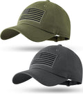 American Flag Baseball Hats for Men Women Low Profile Washed Cotton USA Baseball Caps Adjustable Golf Dad Hat