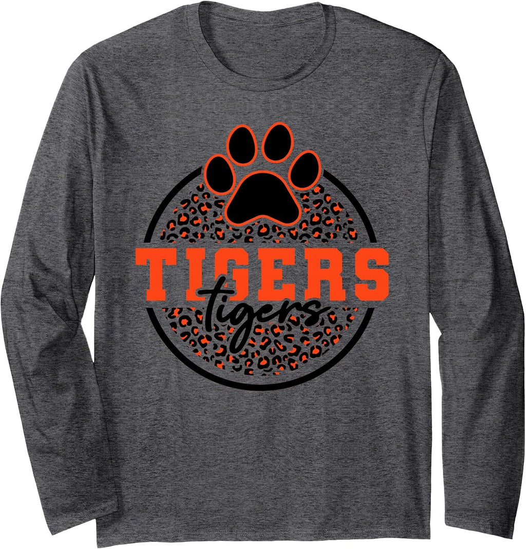 Tiger Pride School Sports Games Day Moms Kids Tees
