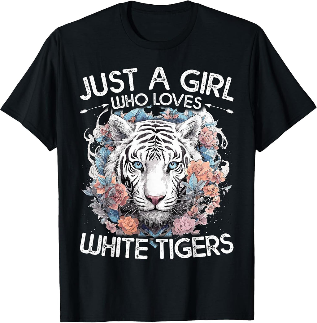 White Tiger Lover Girls Women Gifts