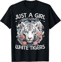 White Tiger Lover Girls Women Gifts