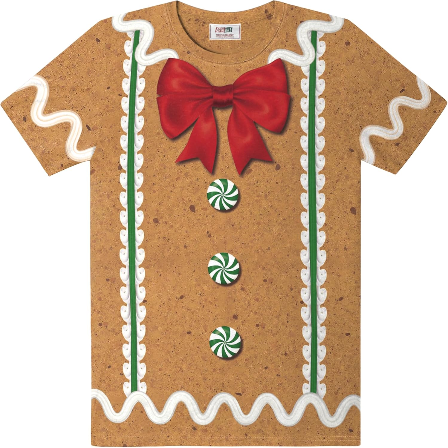 Men's Christmas Costume Tshirt Ugly Funny Xmas Graphic Holiday Tee Shirt (S-3XL) Unisex , , , Long Sleeve Tee