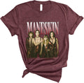 Mane.Skin , Rock Band Graphic Tee for Fans of Italian Rock Music Group, Casual Concert Outfit, Short Sleeve Unisex