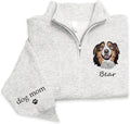 Personalized Embroidery With Dog Photo for Women, Custom Dog Mom , Dogs Mom Gifts
