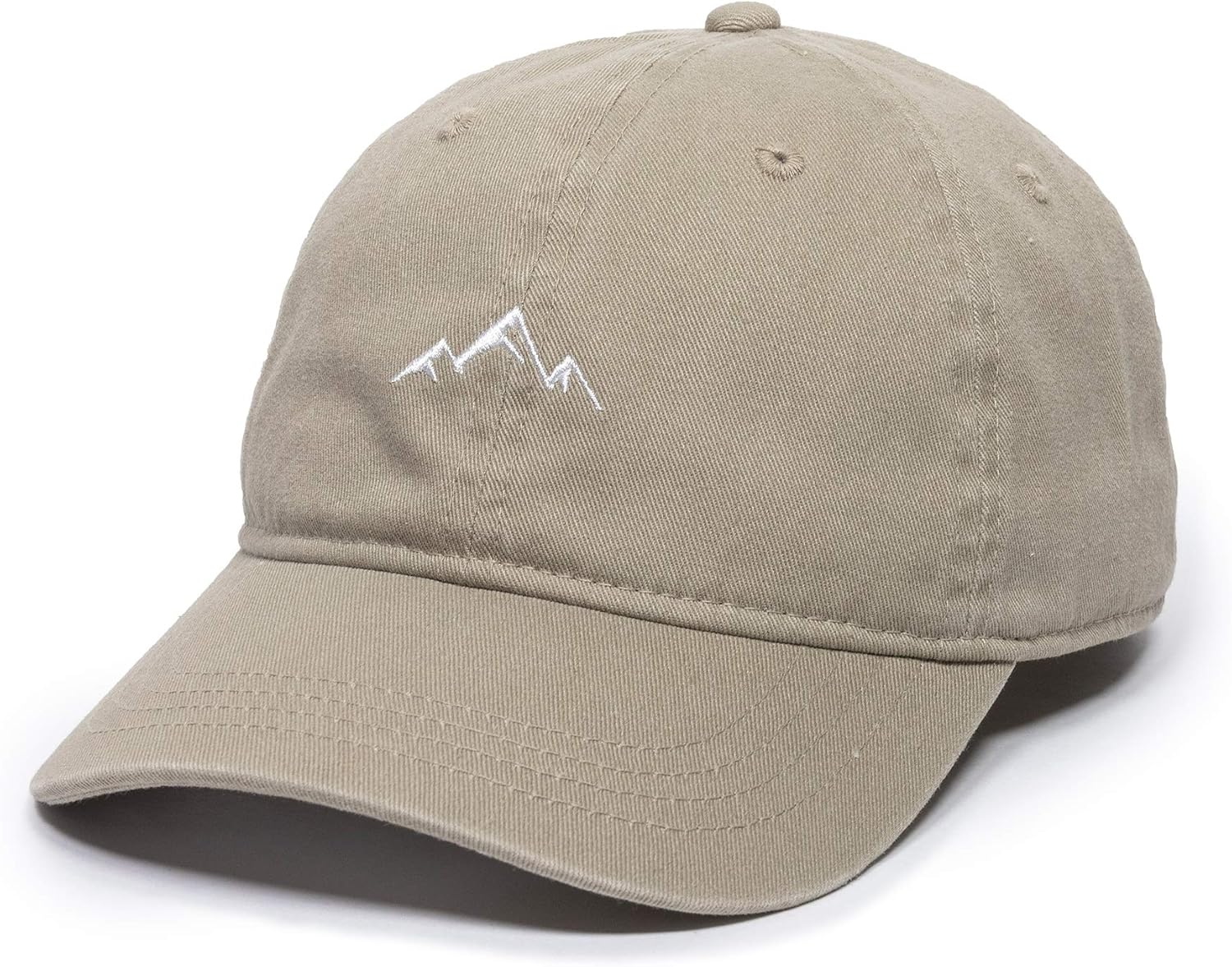 Adult Mountain Dad Hat-Unstructured Soft Cotton Unisex , , , Long Sleeve Tee