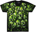 Unisex Adult Skull Pile Fantasy All Over Print Short Sleeve Unisex , , , Long Sleeve Tee
