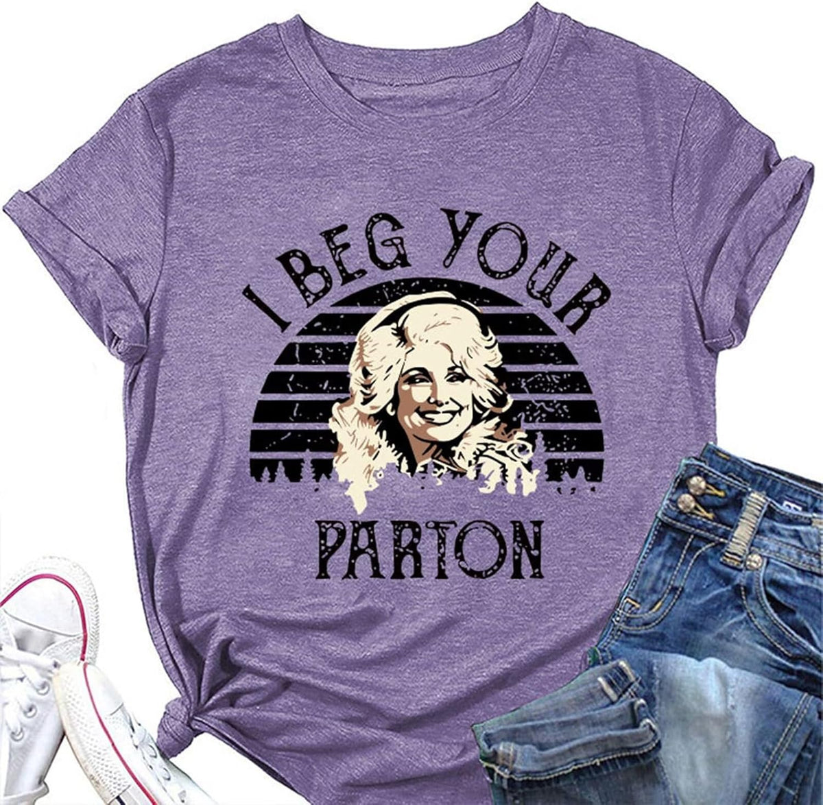Country Music Legend Women I Beg Your Shirt Vintage Funny Graphic Tee Band Fans Rock N Roll Cool Retro Tops