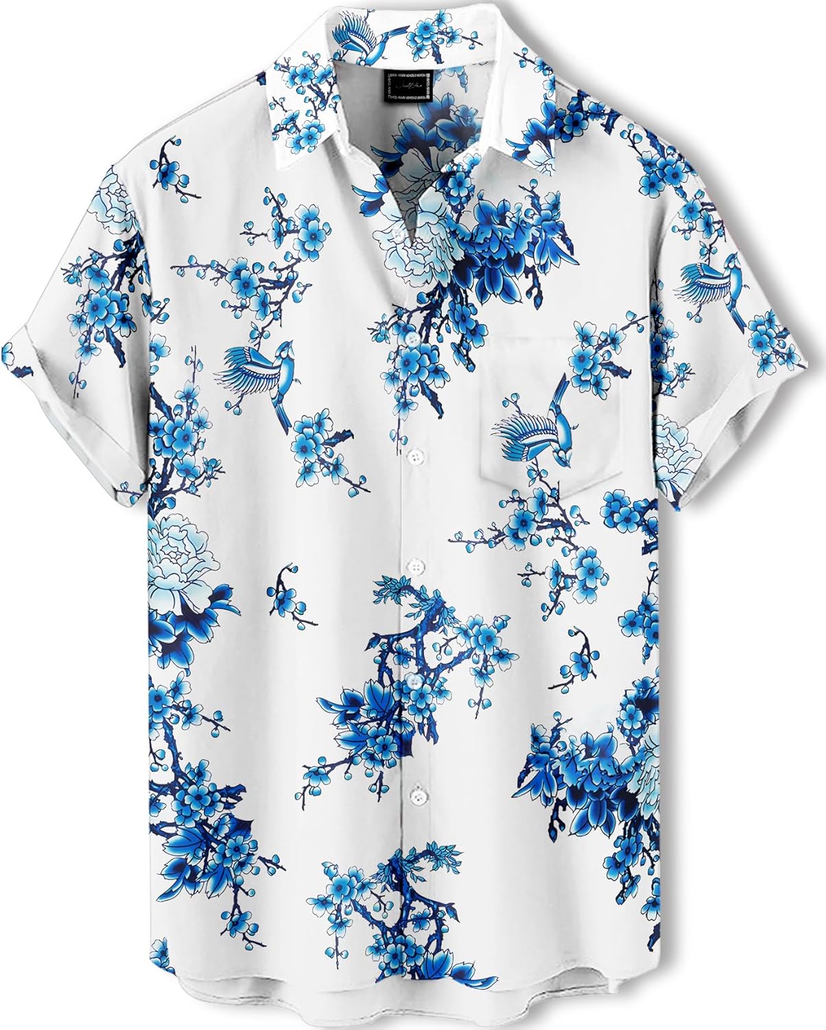 Men's Hawaiian Shirt, Tropical Botanical Fruit, or Animal Print, Short Sleeve Vacation Shirt, Casual Summer Beach