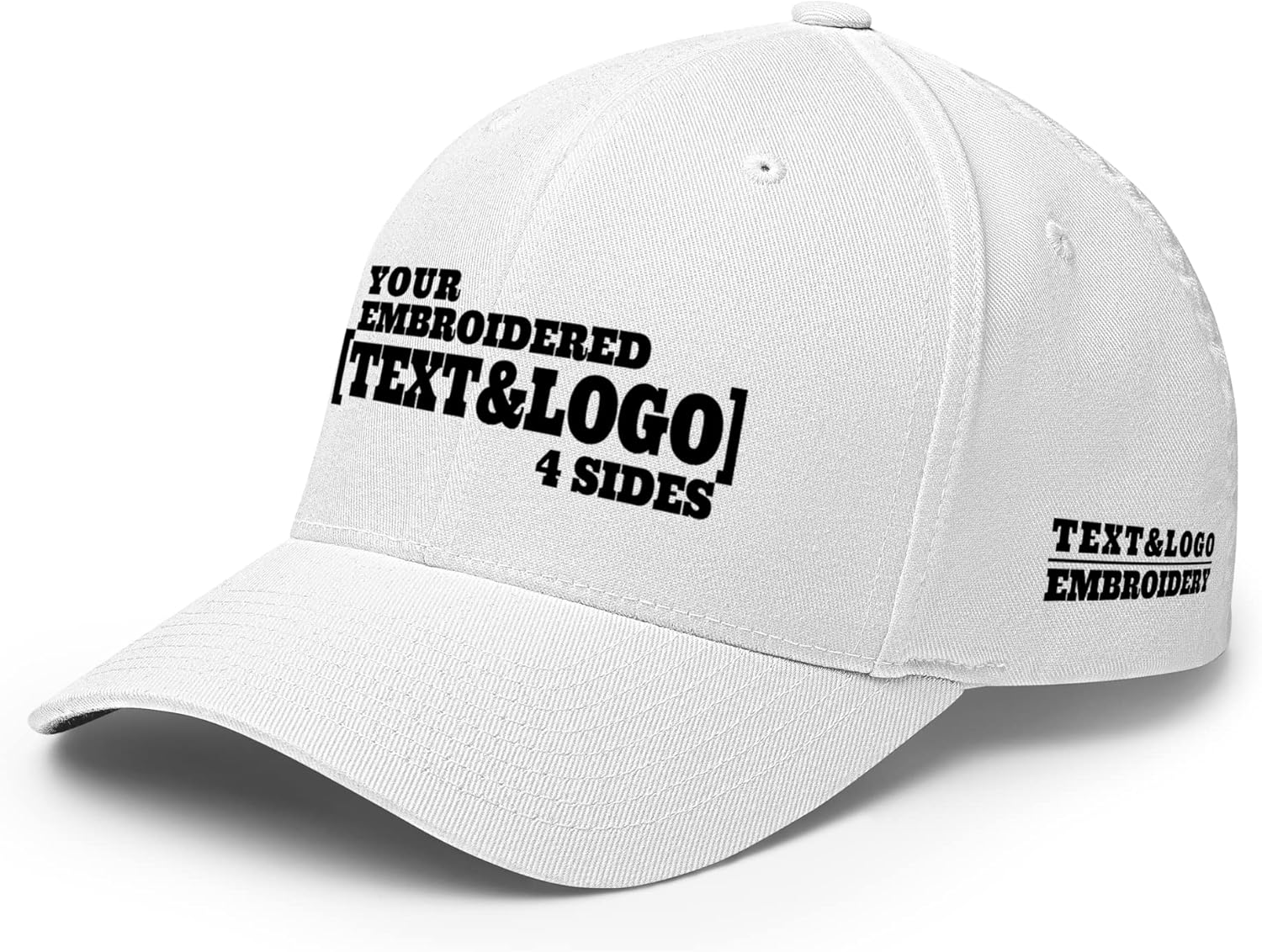 Custom Hat/Cap, Embroidery Personalized Text & Logo丨Snapback Baseball Trucker Hat Unisex , , , Long Sleeve Tee