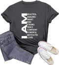 Inspirational Shirts for Women Motivational Tshirt I Am Beautiful Tee Tops Unisex , , , Long Sleeve Tee