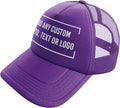 Custom Foam Trucker Cap, Personalized Hat with Your Image Logo or Text Customized Caps Printed 13 Color Options