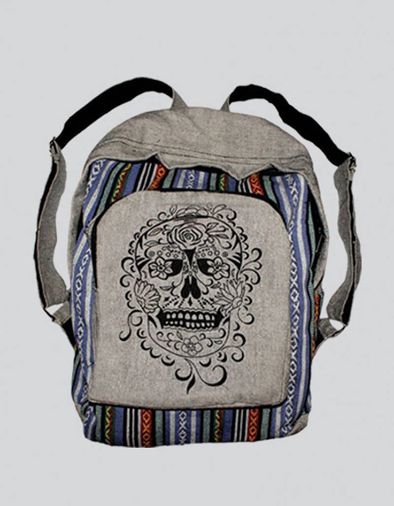 Skull Print Backpack (CODE-372)