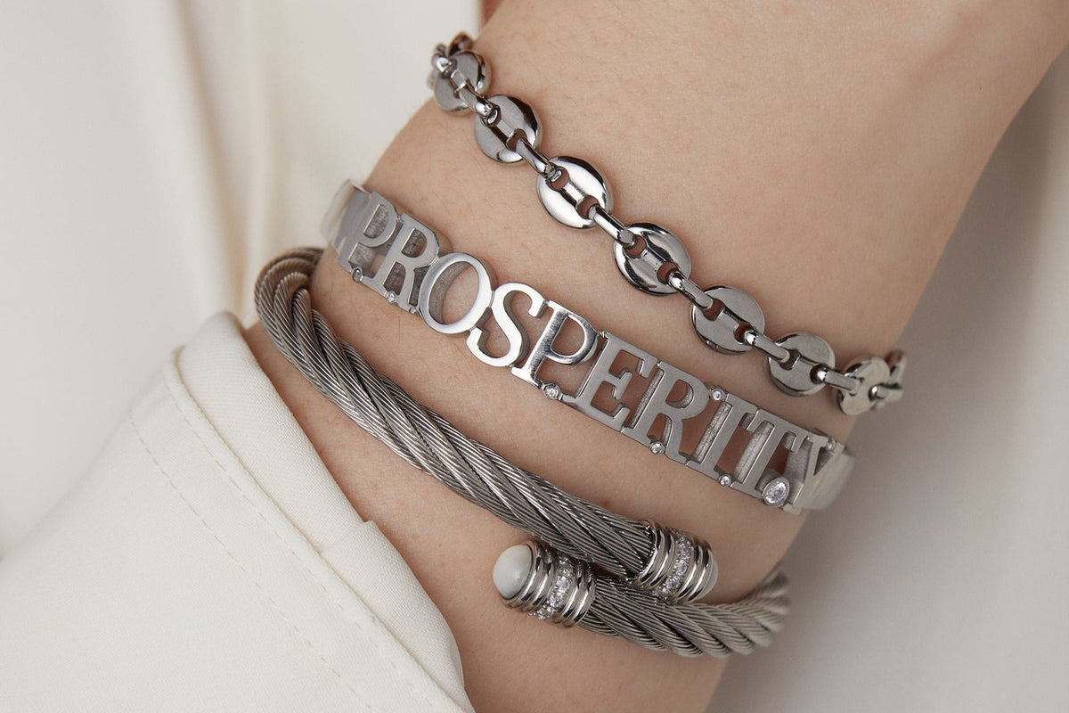 Prosperity Hinge Bracelet T-Shirts
