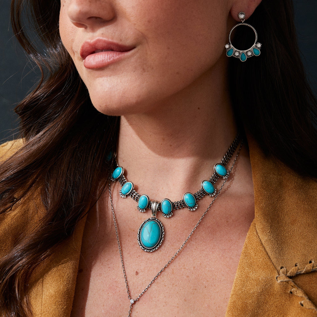 Vintage Turquoise Statement Necklace T-Shirts