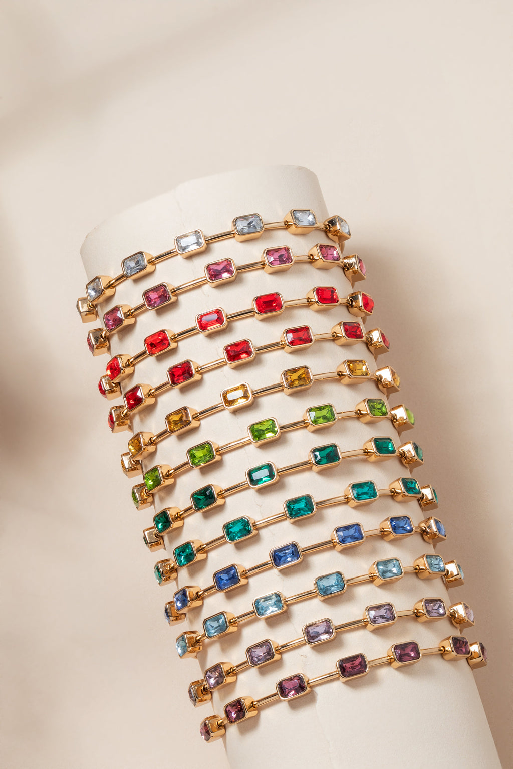 July Birthstone Emerald Cut Bangle T-Shirts