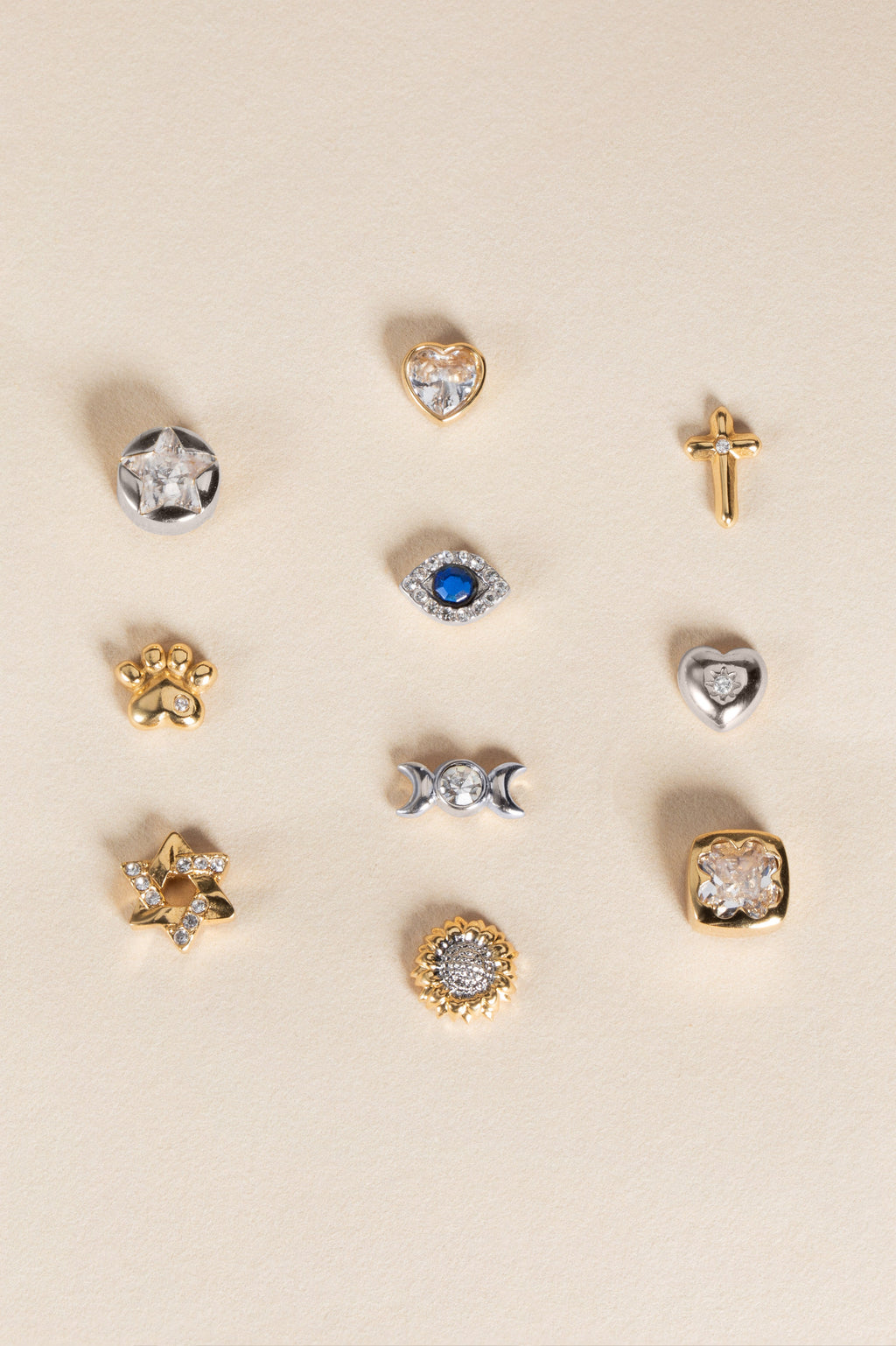 Crystal Cross Mini Stud Earrings T-Shirts