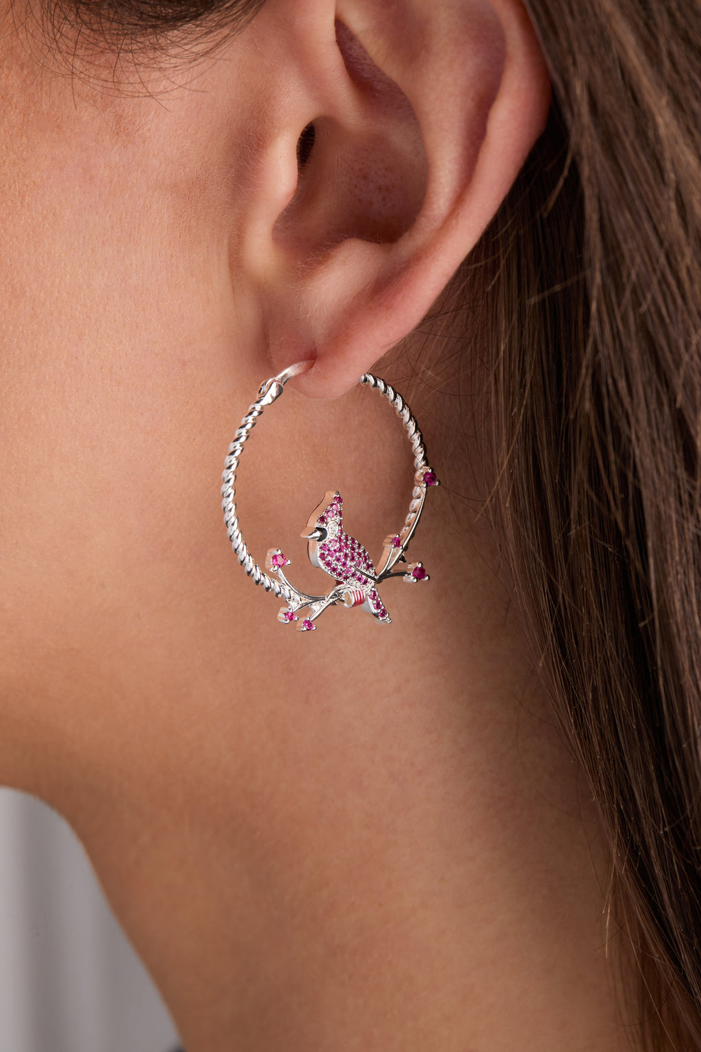 Cardinal Reversible Hoop Earrings T-Shirts