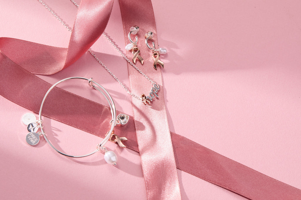 Breast Cancer Awareness Pink Ribbon Huggie Hoop Earrings T-Shirts