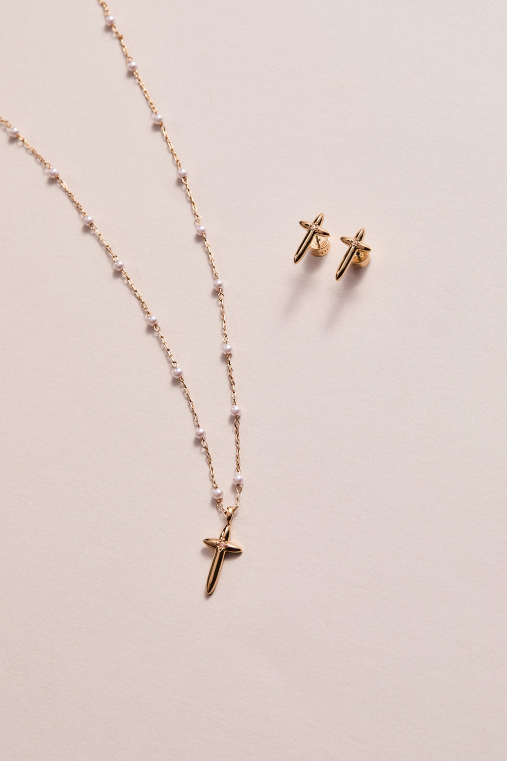 4:13 Cross Stud Earrings T-Shirts