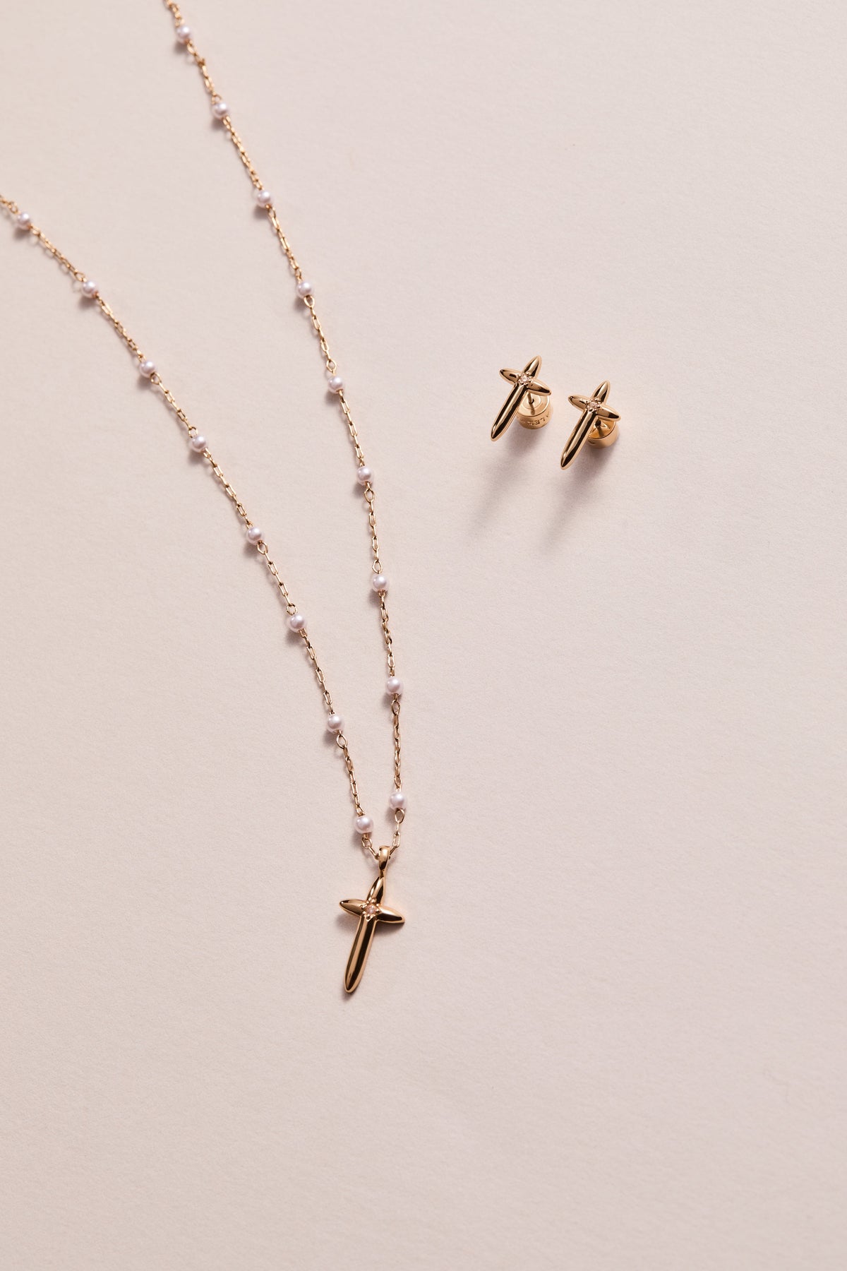 4:13 Cross Stud Earrings T-Shirts