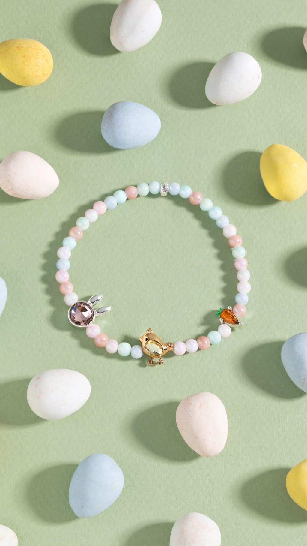 Crystal Bunny Stretch Bracelet T-Shirts