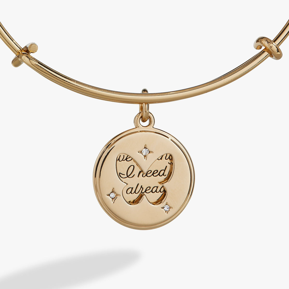 Hidden Message Butterfly Affirmation Bangle T-Shirts
