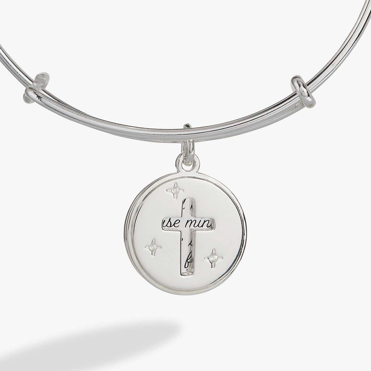 Hidden Message Cross Affirmation Bangle T-Shirts