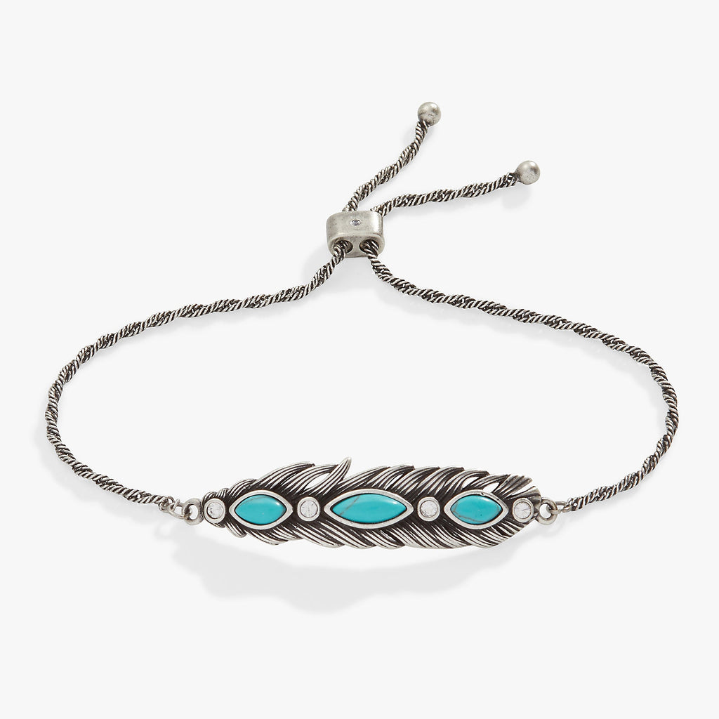 Turquoise Feather Bolo Bracelet T-Shirts