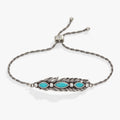 Turquoise Feather Bolo Bracelet T-Shirts