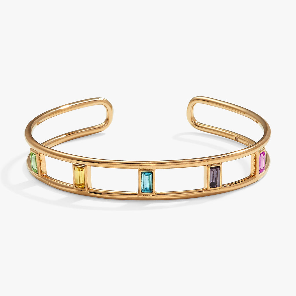 Multicolor Crystal Cuff Bracelet T-Shirts