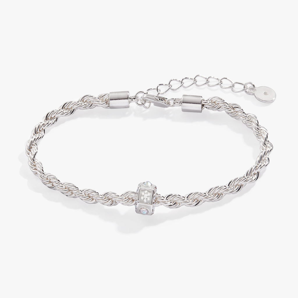 Snowflake Crystal Chain Bracelet T-Shirts