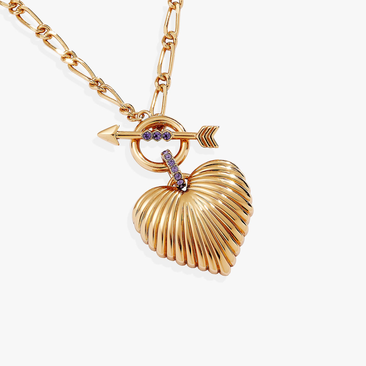Puffy Heart Toggle Necklace T-Shirts