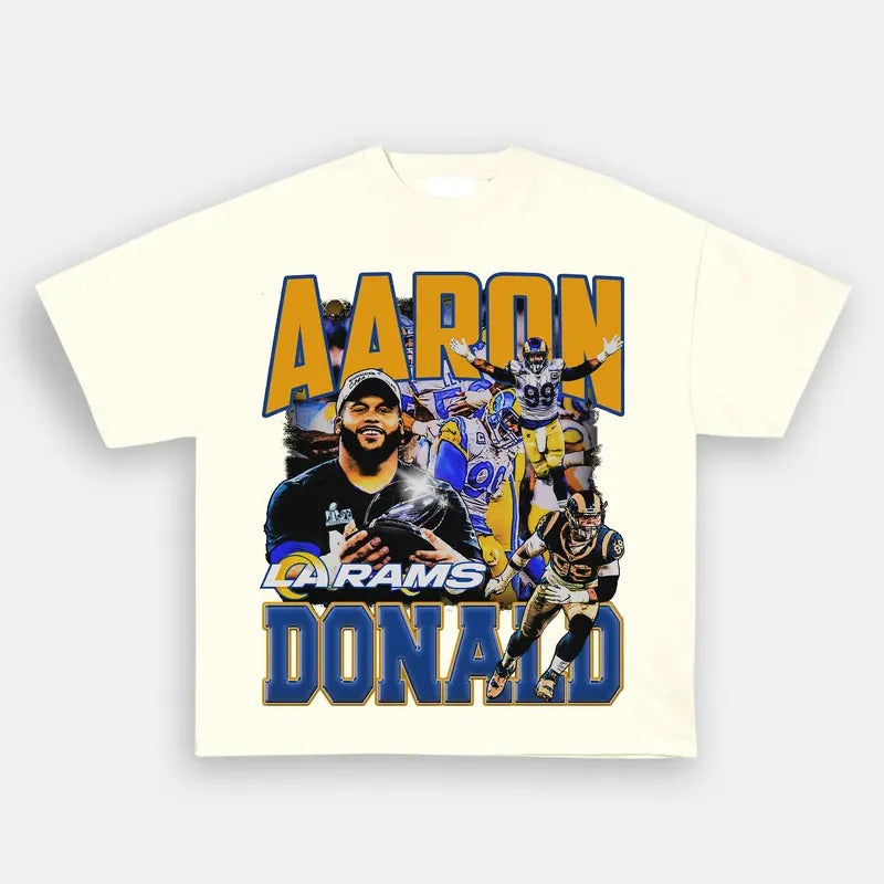 Aaron Donald Teeee Vintage Baseball Pga Masters Open Golf Casual Fabric Menswear Medium (1)