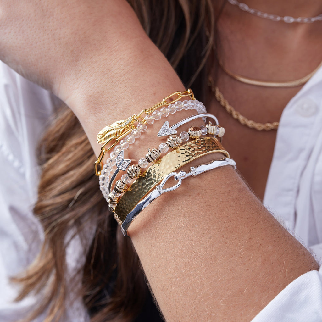 Pumpkin + Crystal Beaded Bangle T-Shirts