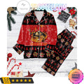 Ac Dc Jingle Hells Bells Christmas Sleepwear Pajama Pjs Set