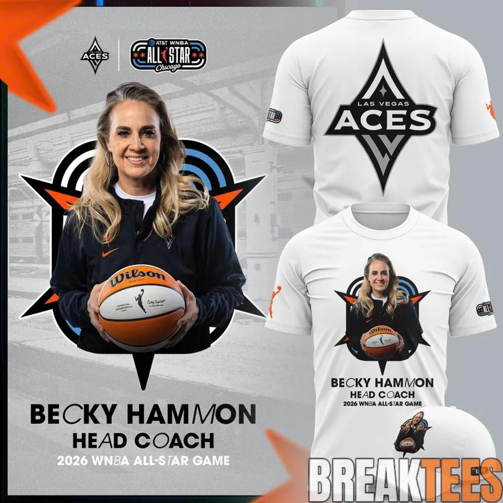 Las Vegas Aces Becky Hammon 2026 WNBA All-Star Coach Shirt