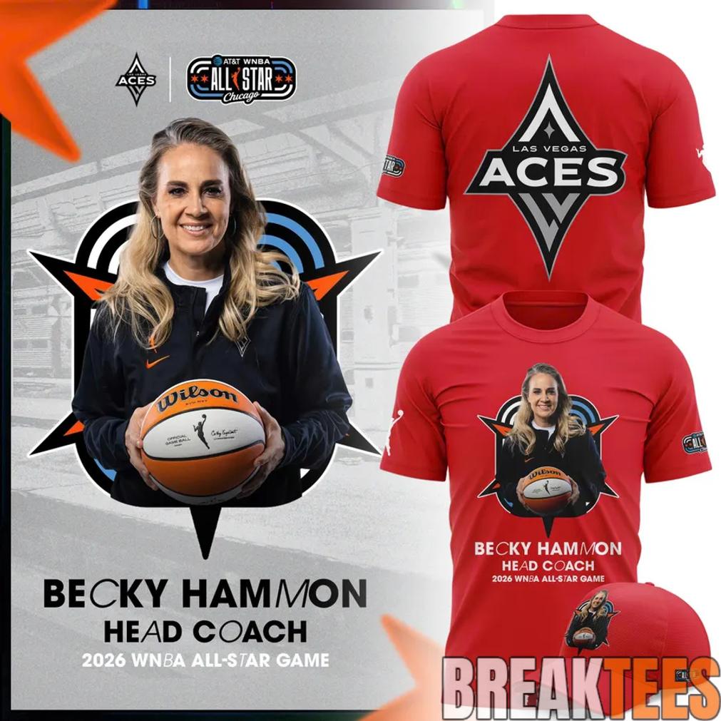 Las Vegas Aces Becky Hammon 2026 WNBA All-Star Coach Shirt