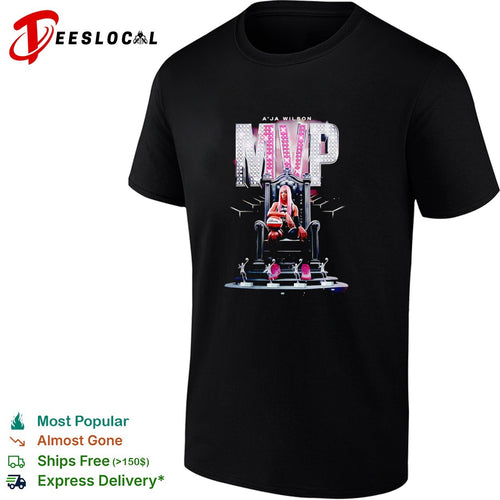 A’ja Wilson Las Vegas Aces MVP Basketball shirt
