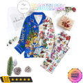 Alice In Wonderland Merry Christmas Shirt Pant PJ Pajamas Set