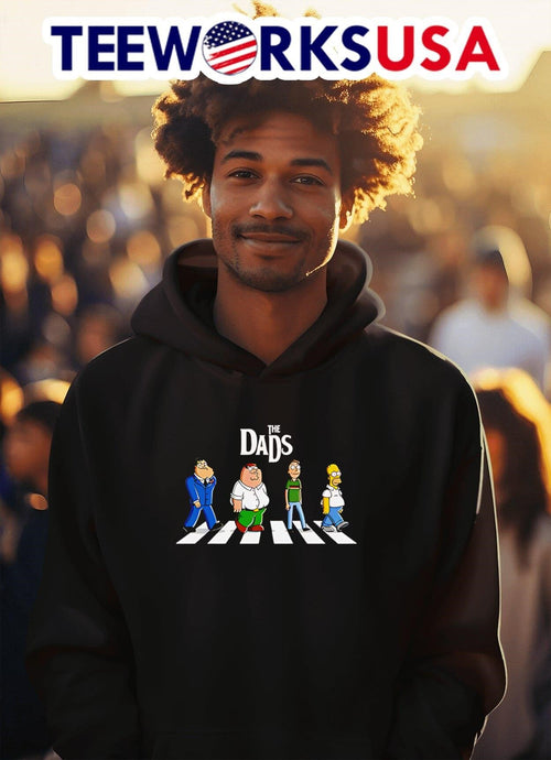 American Dad The Dads Abbey Road Parody T-Shirt
