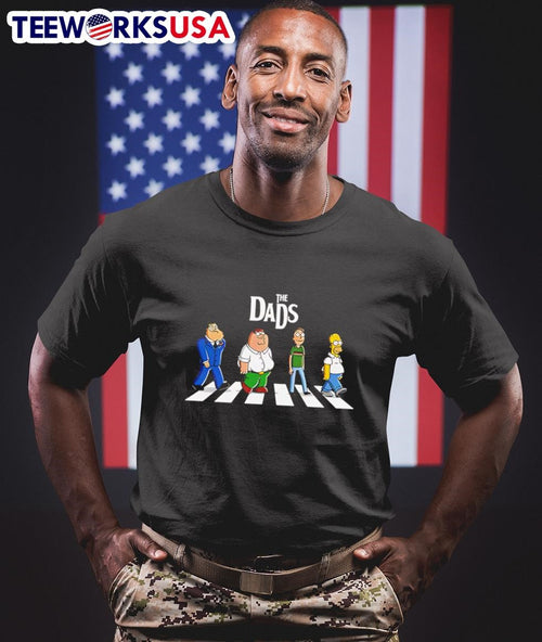 American Dad The Dads Abbey Road Parody T-Shirt