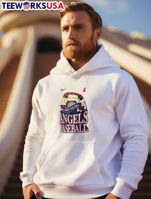 Angels Baseball I Got the Call Graphic Los Angeles Angels T-Shirt
