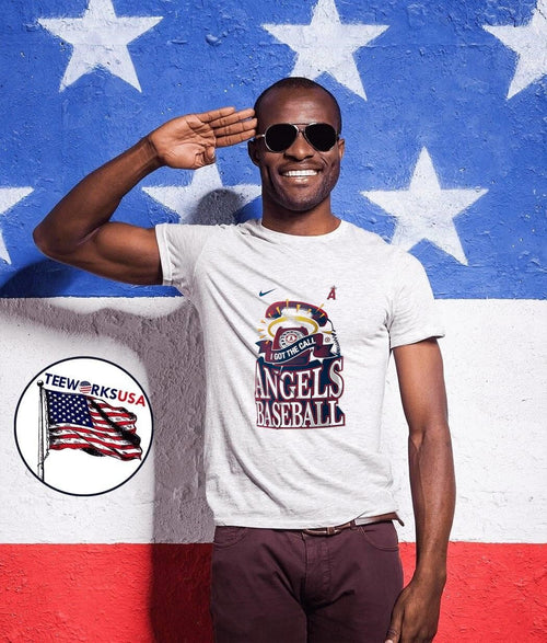 Angels Baseball I Got the Call Graphic Los Angeles Angels T-Shirt