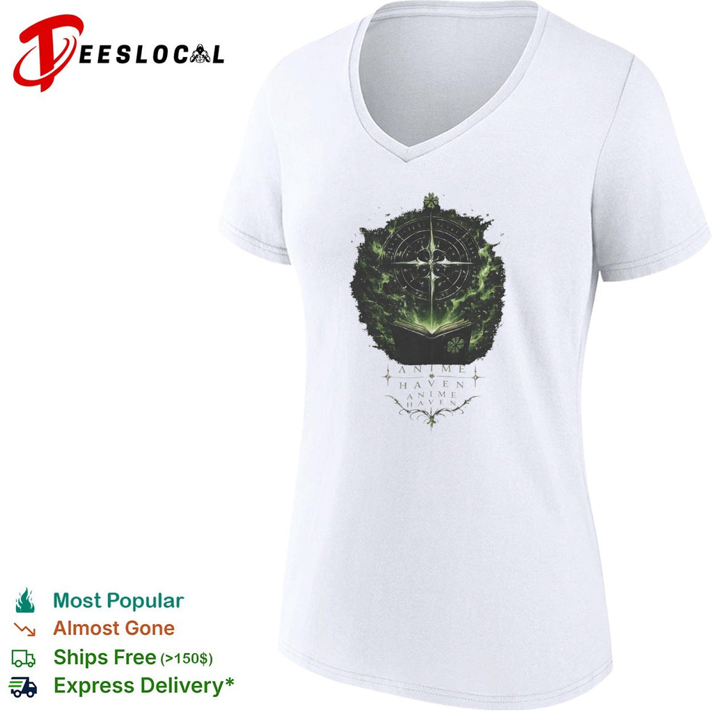 Anime Haven Grimoire Magic Book fantasy shirt