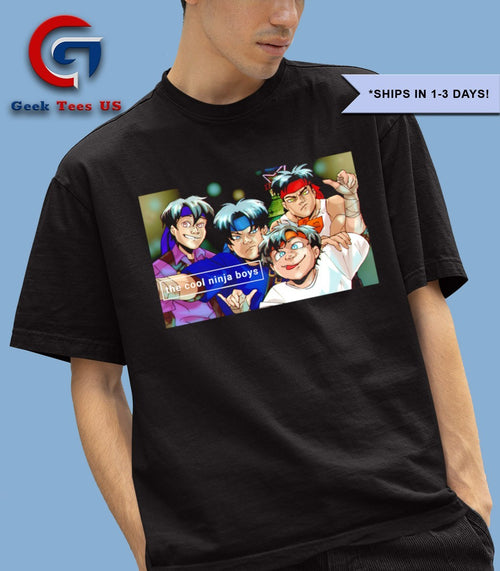 Anime the cool ninja boys shirt