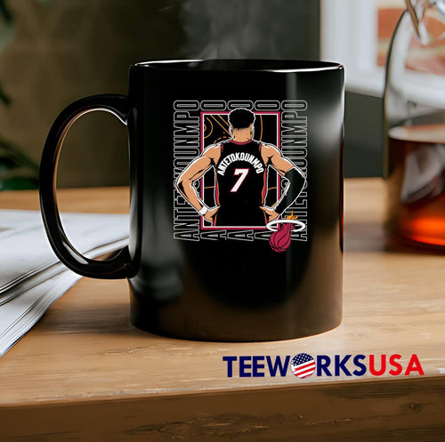 Antetokounmpo Graphic Back Facing Basketball Miami Heat shirt