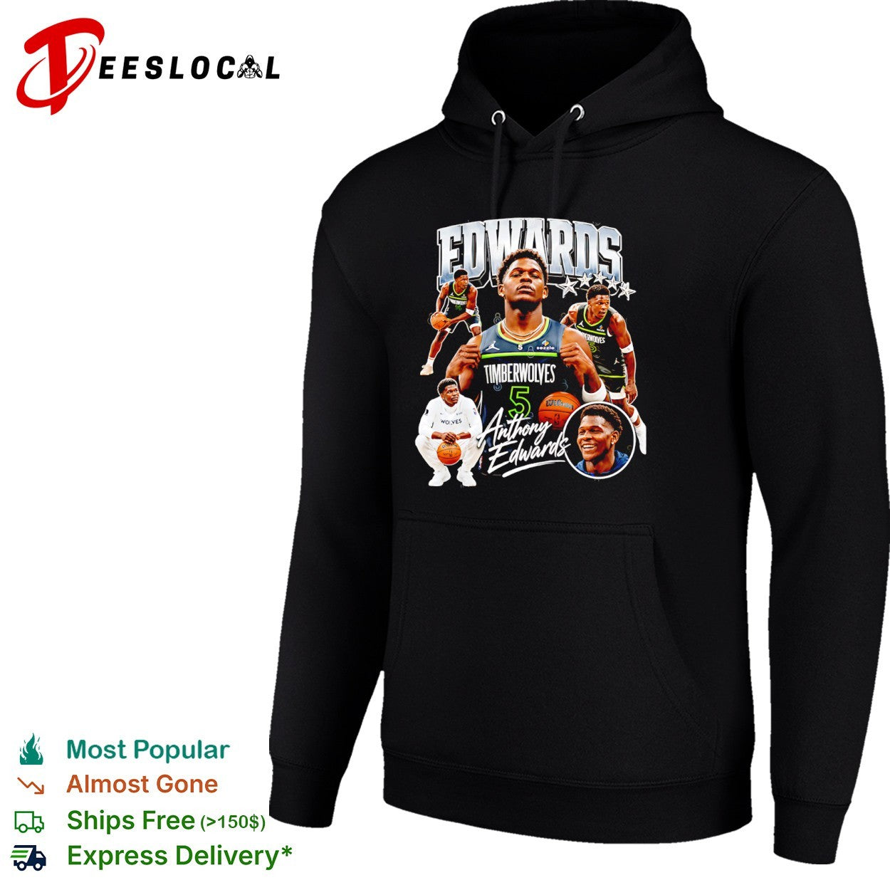 Anthony Edwards Minnesota Timberwolves shirt