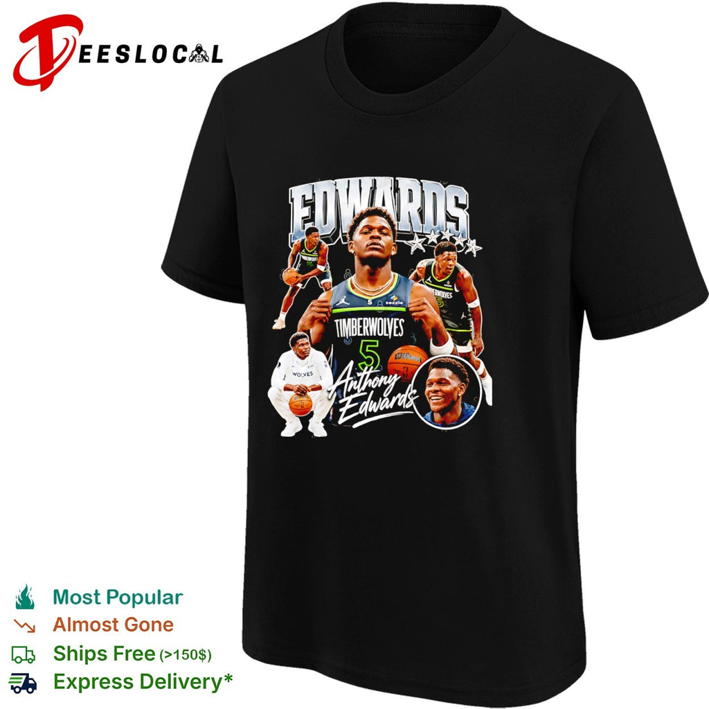 Anthony Edwards Minnesota Timberwolves shirt