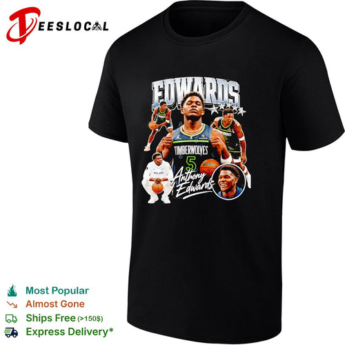 Anthony Edwards Minnesota Timberwolves shirt