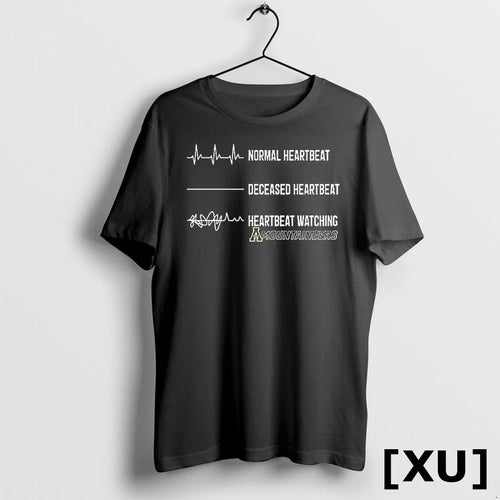 Appalachian State Mountaineers Normal Heartbeat Deceased Heartbeat Heartbeat Watching Tshirts Sweater
